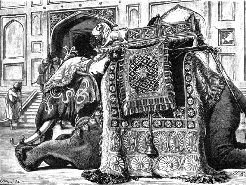 1837-John Lockwood Kipling - Bestia e uomo in India